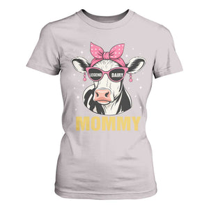 Legend Dairy Mommy T Shirt For Women Funny Farmer Milk Joke Cow Mothers Day TS12 Ice Gray Print Your Wear