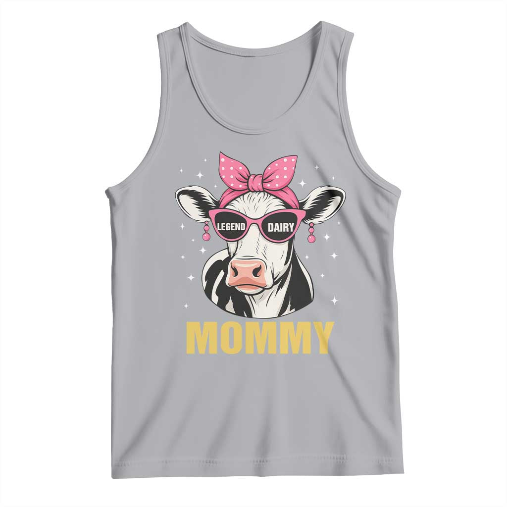 Legend Dairy Mommy Tank Top Funny Farmer Milk Joke Cow Mothers Day TS12 Athletic Heather Print Your Wear