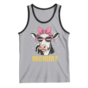 Legend Dairy Mommy Tank Top Funny Farmer Milk Joke Cow Mothers Day TS12 Athletic Heather Black Print Your Wear