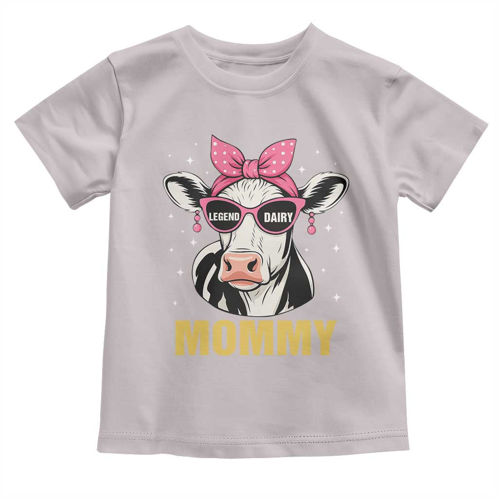 Legend Dairy Mommy Toddler T Shirt Funny Farmer Milk Joke Cow Mothers Day TS12 Ice Gray Print Your Wear