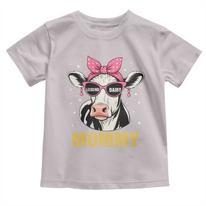 Legend Dairy Mommy Toddler T Shirt Funny Farmer Milk Joke Cow Mothers Day TS12 Ice Gray Print Your Wear
