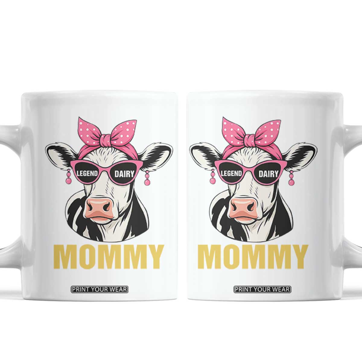 Legend Dairy Mommy Coffee Mug Funny Farmer Milk Joke Cow Mothers Day TS12 White Print Your Wear