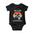 Just A Dad Who Always Came Back With The Milk Baby Onesie Funny Cow Father's Day TS12 Black Print Your Wear