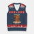 Apparently I Have An Attitude Who Knew V-Neck Knit Sweater Vest Funny Sarcasm Highland Cow TS12 Navy Red Print Your Wear
