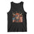 Funny Highland Cow Tank Top USA Flag Patriotic Cow Farmer TS12 Black Print Your Wear