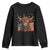 Funny Highland Cow Youth Sweatshirt USA Flag Patriotic Cow Farmer TS12 Black Print Your Wear