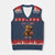 Just A Little Moody V-Neck Knit Sweater Vest Funny Sarcasm Highland Cow TS12 Navy Red Print Your Wear