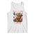 Just A Little Moody Tank Top Funny Sarcasm Highland Cow TS12 White Print Your Wear