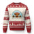 Just A Little Moody Ugly Christmas Sweater Funny Sarcasm Highland Cattle TS12 Beige Red Print Your Wear
