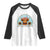 Just A Little Moody Raglan Shirt Funny Sarcasm Highland Cattle TS12 White Black Print Your Wear