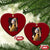 Funny Cat With A Pearl Earring Parody Art Ceramic Ornament TS12 Print Your Wear