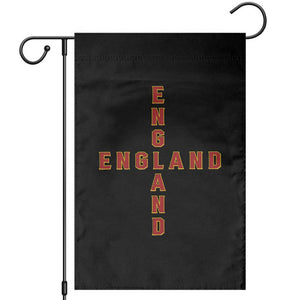 England Pride Cross Shape Typography Graphic Garden Flag TS12 White Print Your Wear