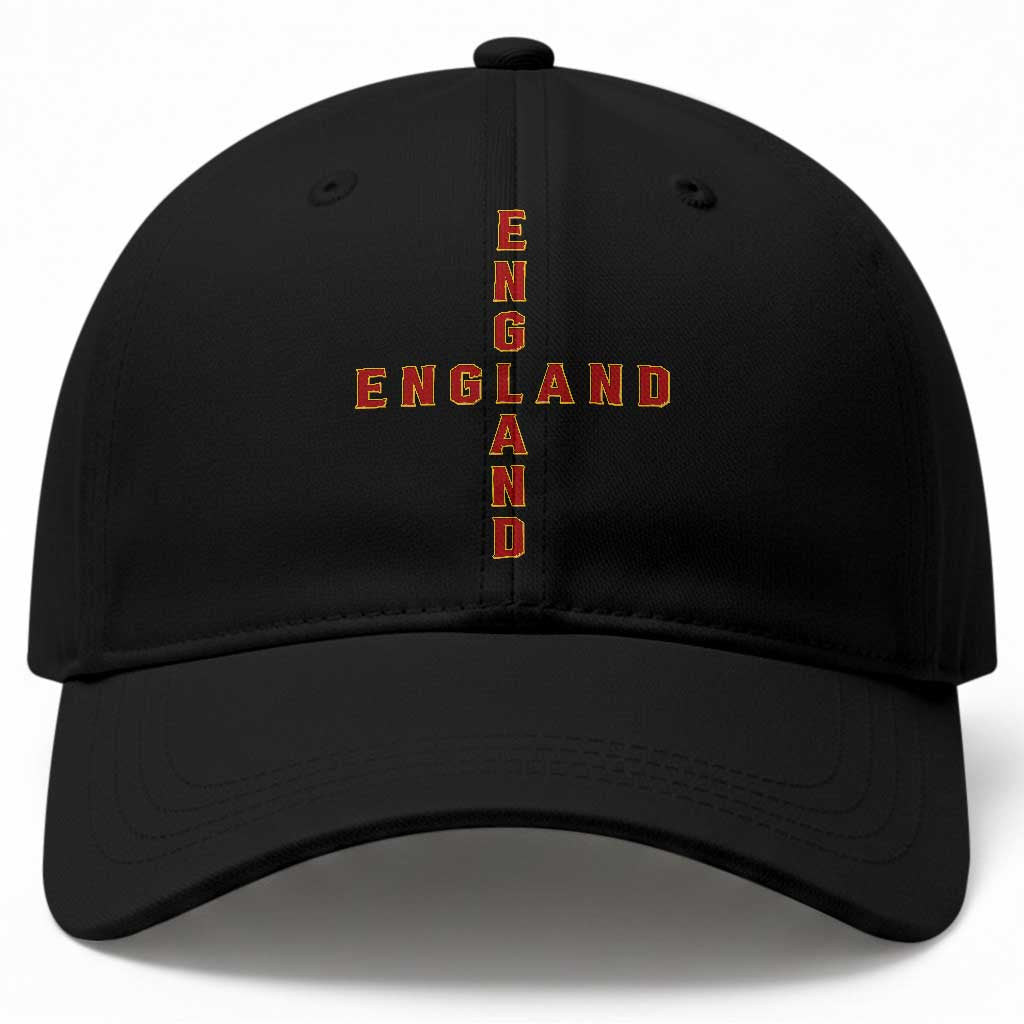 England Pride Cross Shape Typography Graphic Baseball Cap TS12 Print Your Wear