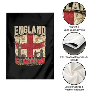 Vintage England Champions Garden Flag Proud Football Fan Heritage TS12 Print Your Wear