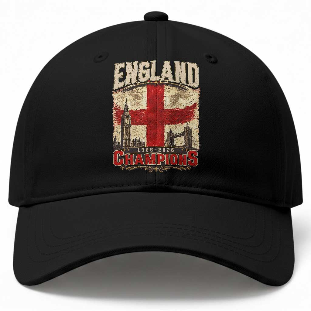 Vintage England Champions Baseball Cap Proud Football Fan Heritage TS12 Print Your Wear
