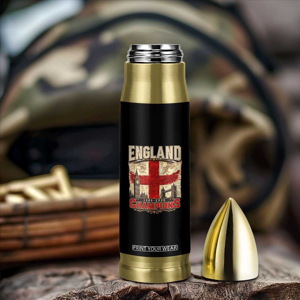 Vintage England Champions Bullet Tumbler Proud Football Fan Heritage TS12 Print Your Wear