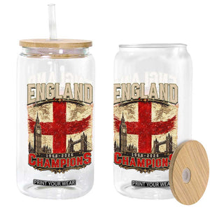 Vintage England Champions Glass Can Proud Football Fan Heritage TS12 Print Your Wear