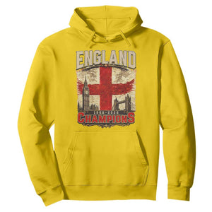 Vintage England Champions Hoodie Proud Football Fan Heritage TS12 Daisy Print Your Wear