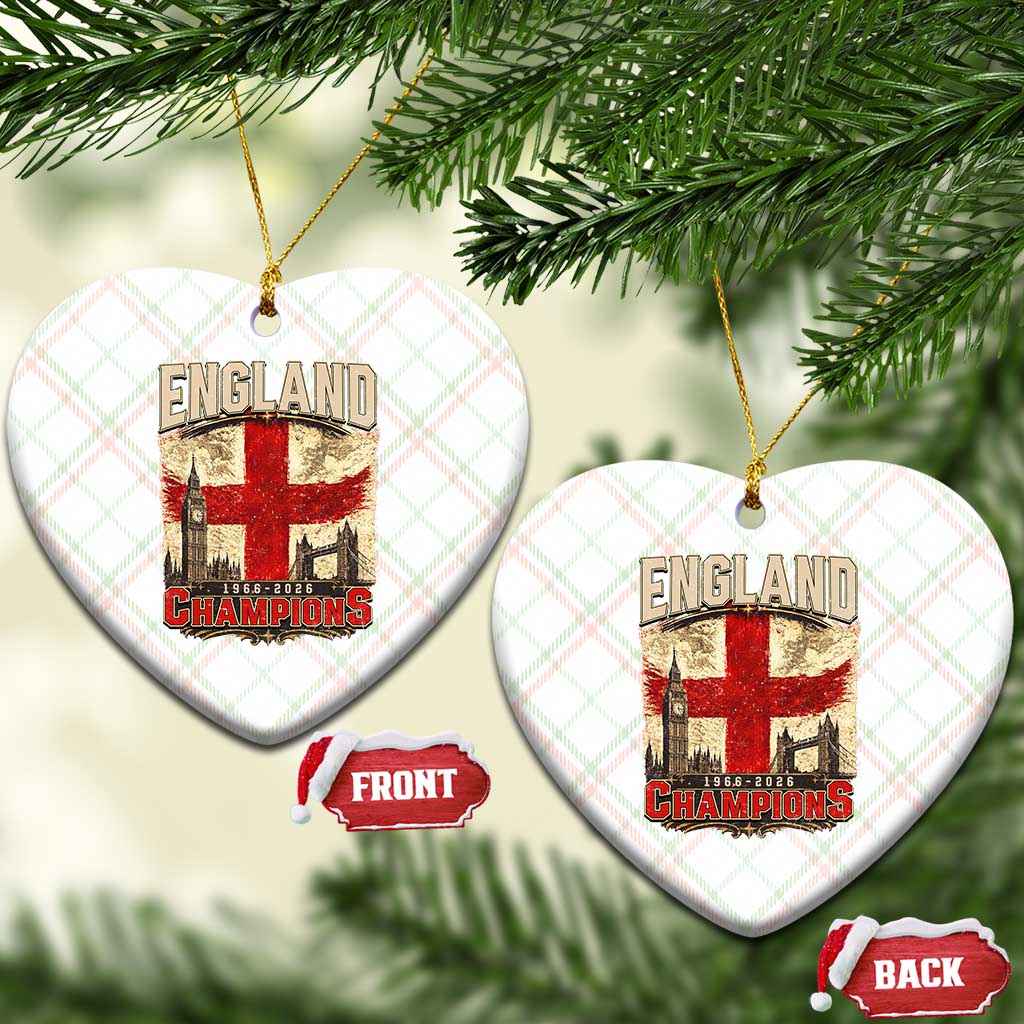 Vintage England Champions Ceramic Ornament Proud Football Fan Heritage TS12 Print Your Wear