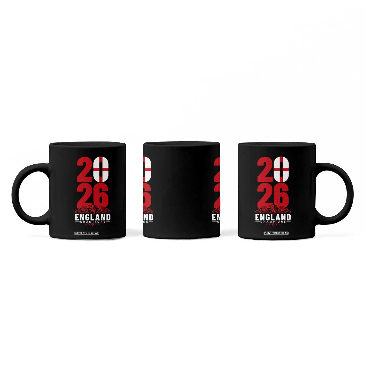 Vintage England Champions Coffee Mug Football Supporter Graphic TS12 Print Your Wear