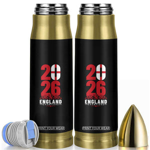 Vintage England Champions Bullet Tumbler Football Supporter Graphic TS12 Black Print Your Wear