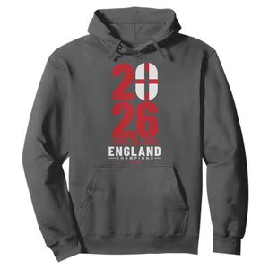 Vintage England Champions Hoodie Football Supporter Graphic TS12 Dark Heather Print Your Wear