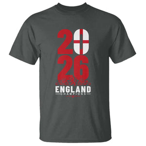 Vintage England Champions T Shirt Football Supporter Graphic TS12 Dark Heather Print Your Wear