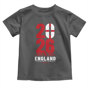 Vintage England Champions Toddler T Shirt Football Supporter Graphic TS12 Dark Heather Print Your Wear