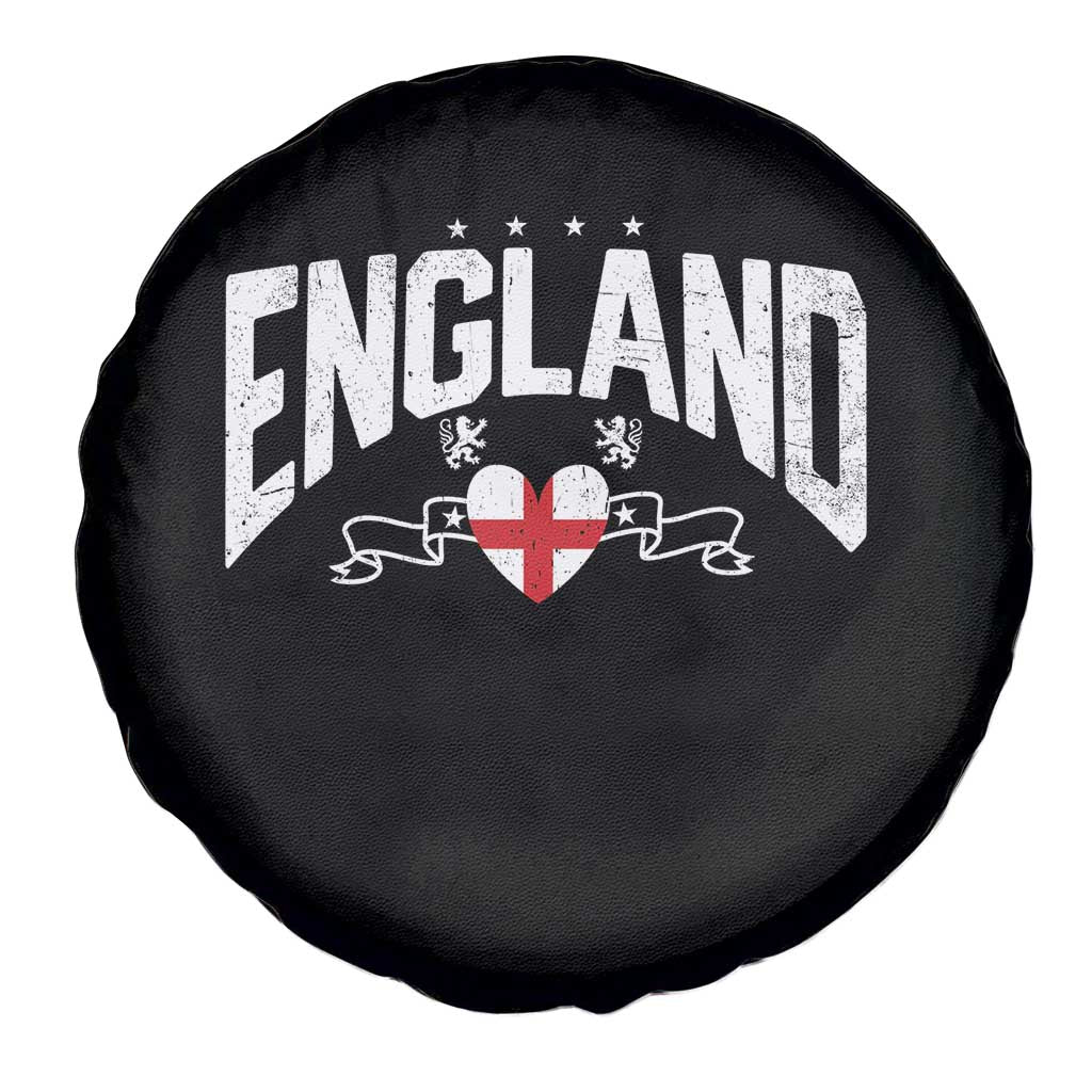 England Flag Heart Spare Tire Cover Patriotic English Pride Graphic Gift TS12 Print Your Wear