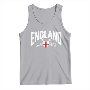 England Flag Heart Tank Top Patriotic English Pride Graphic Gift TS12 Athletic Heather Print Your Wear