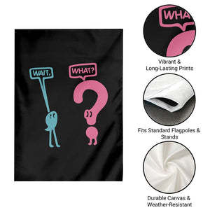 Wait What Grammar English Teacher Garden Flag Funny Punctuation Gift
