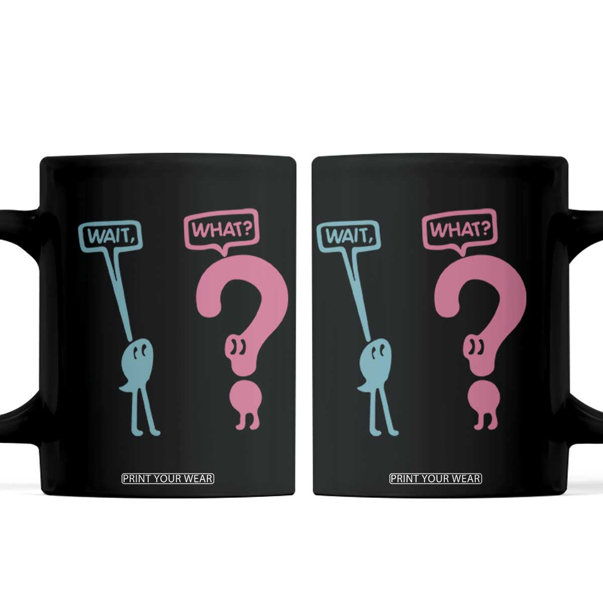 Wait What Grammar English Teacher Coffee Mug Funny Punctuation Gift