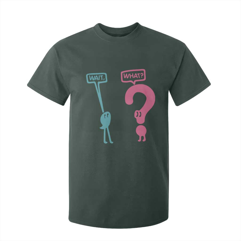 Wait What Grammar English Teacher T Shirt For Kid Funny Punctuation Gift