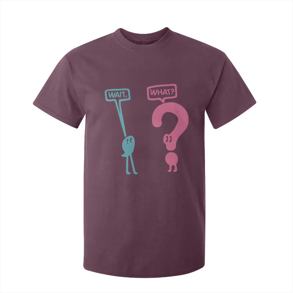 Wait What Grammar English Teacher T Shirt For Kid Funny Punctuation Gift