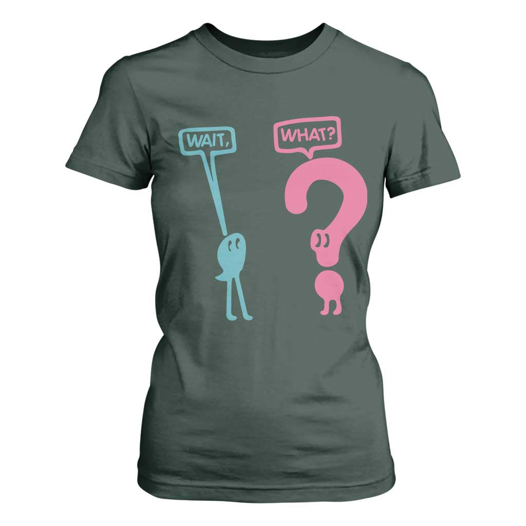 Wait What Grammar English Teacher T Shirt For Women Funny Punctuation Gift