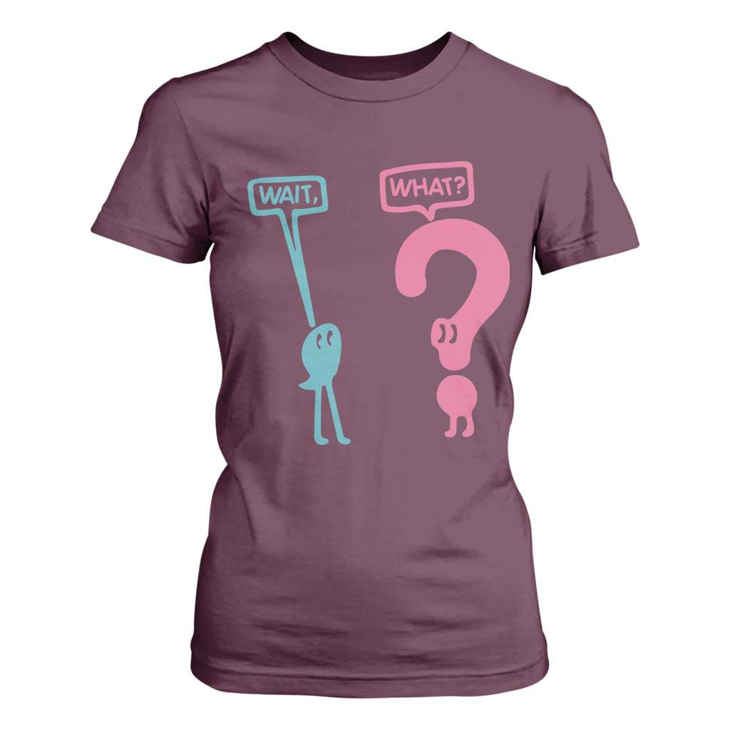 Wait What Grammar English Teacher T Shirt For Women Funny Punctuation Gift