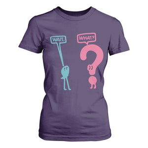 Wait What Grammar English Teacher T Shirt For Women Funny Punctuation Gift