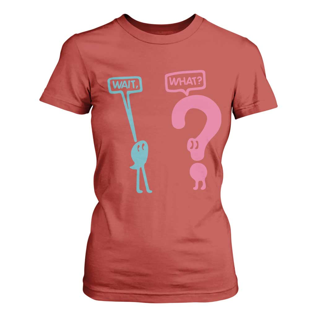 Wait What Grammar English Teacher T Shirt For Women Funny Punctuation Gift