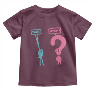Wait What Grammar English Teacher Toddler T Shirt Funny Punctuation Gift