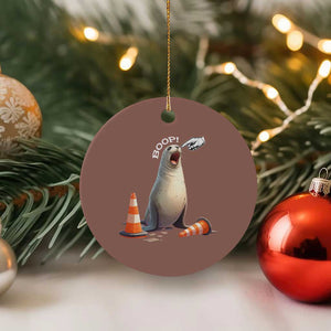 Funny Neil The Seal Boop Ceramic Ornament Viral Cute Seal Lover Gift