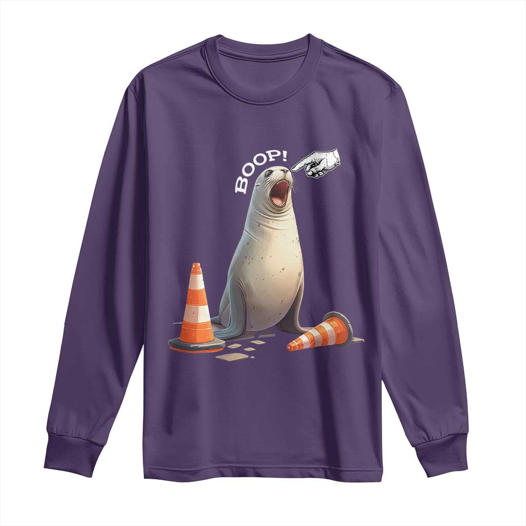 Funny Neil The Seal Boop Long Sleeve Shirt Viral Cute Seal Lover Gift