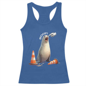 Funny Neil The Seal Boop Racerback Tank Top Viral Cute Seal Lover Gift