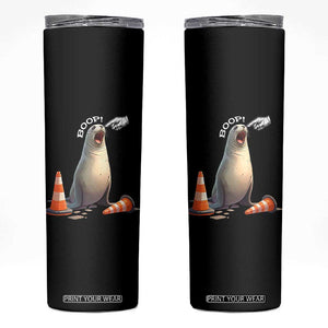 Funny Neil The Seal Boop Skinny Tumbler Viral Cute Seal Lover Gift