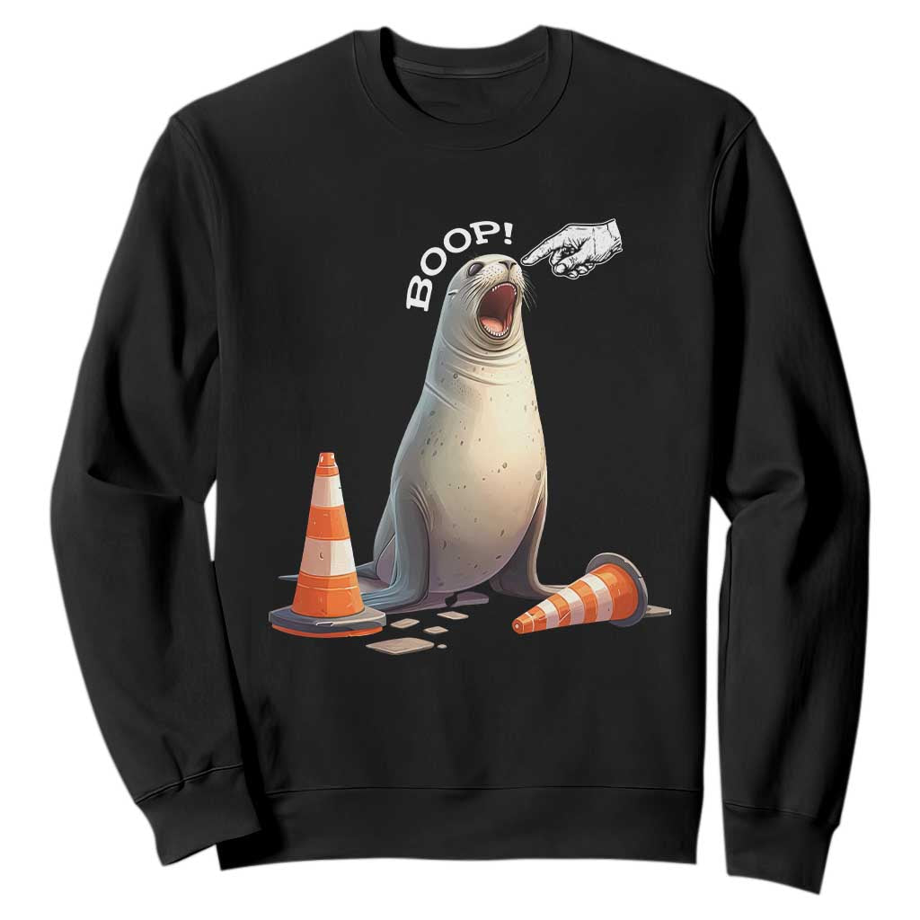 Funny Neil The Seal Boop Sweatshirt Viral Cute Seal Lover Gift