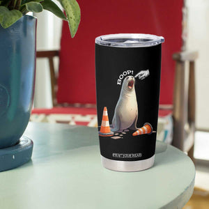 Funny Neil The Seal Boop Tumbler Cup Viral Cute Seal Lover Gift