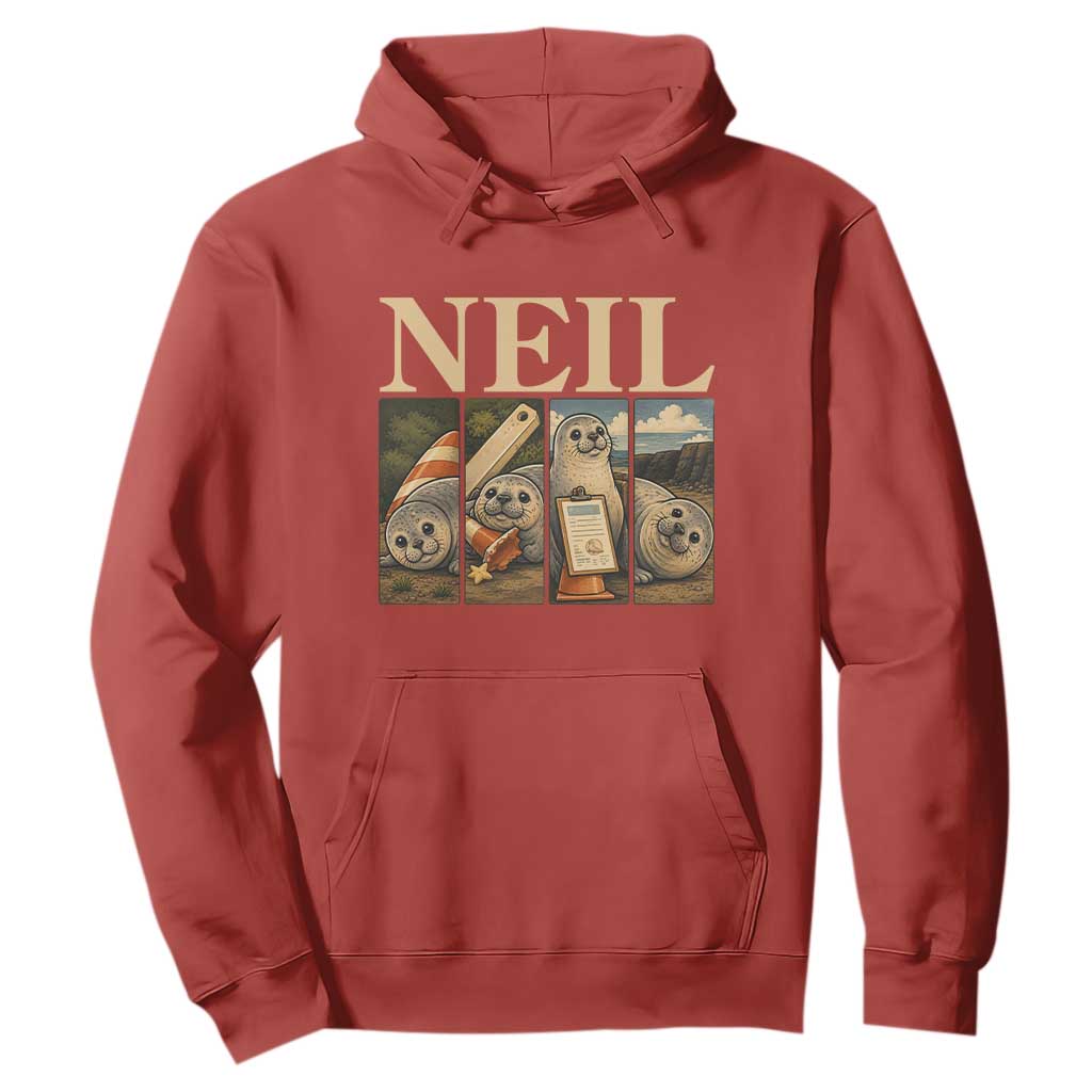 Funny Neil The Seal Hoodie Viral Ocean Animal Meme Graphic