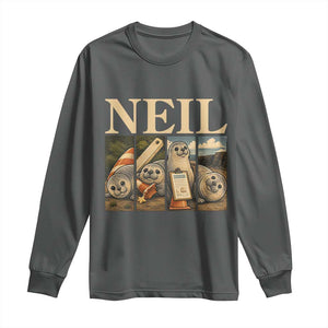 Funny Neil The Seal Long Sleeve Shirt Viral Ocean Animal Meme Graphic