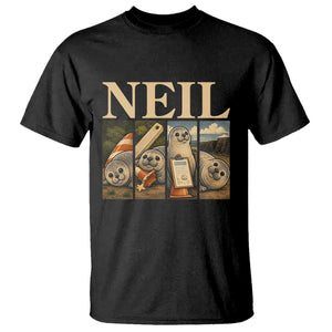 Funny Neil The Seal T Shirt Viral Ocean Animal Meme Graphic