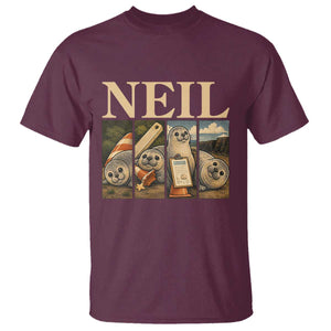 Funny Neil The Seal T Shirt Viral Ocean Animal Meme Graphic
