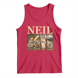 Funny Neil The Seal Tank Top Viral Ocean Animal Meme Graphic